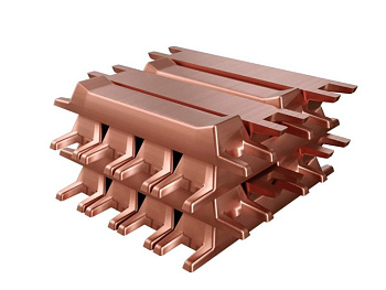 Медная чушка МФ10 50x100 ГОСТ 4515-93