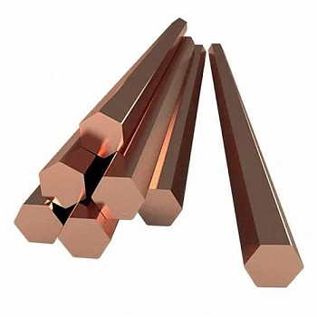 Шестигранник медный М2Т 34 мм ГОСТ 1535-2016 холоднокатаный